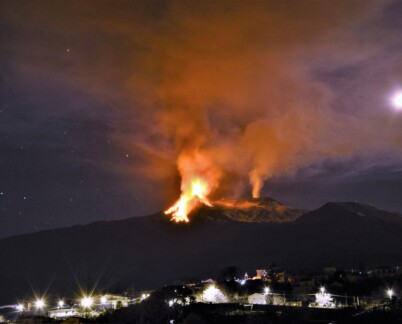 Etna en éruption