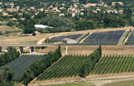 Terres nourricières en plaine de Durance